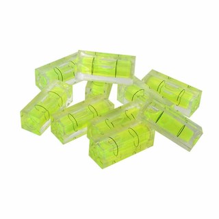 5 Chiếc Mini Hình Trụ / Vuông Bong Bóng Cấp Độ Protractor Mức Độ Chính Xác Xi Lanh Ngang Hạt Cấp Dụng Cụ Đo