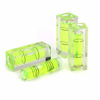 5 Chiếc Mini Hình Trụ / Vuông Bong Bóng Cấp Độ Protractor Mức Độ Chính Xác Xi Lanh Ngang Hạt Cấp Dụng Cụ Đo