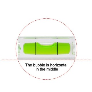 5 Chiếc Mini Hình Trụ / Vuông Bong Bóng Cấp Độ Protractor Mức Độ Chính Xác Xi Lanh Ngang Hạt Cấp Dụng Cụ Đo
