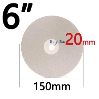 6 Inch Kim Cương Phủ Bánh Xe Lapidary Đánh Bóng Đĩa Mài Cho Trang Sức Ngọc Pha Lê Thủy Tinh Đánh Bóng Mài Mòn 80 ~ 3000 Grit