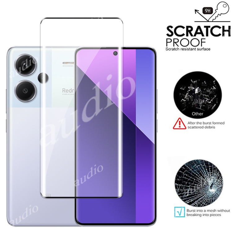 Kính Cường Lực 3D Bảo Vệ Màn Hình Cong Cho Redmi Note 13 Pro + 5G 2024 Note 13Pro Plus + 13Pro + Note13 Pro + Note13Pro + 5G