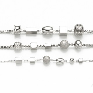 Hạt xuyên lỗ bằng thép không gỉ DIY Trang sức Phụ kiện hạt rời