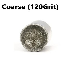 1Pc 3-25mm Đầu mài hạt kim cương Ngọc hổ phách Bánh xe đánh bóng hình quả bóng 120 / 500 Grit