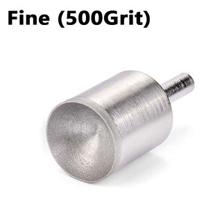 1Pc 3-25mm Đầu mài hạt kim cương Ngọc hổ phách Bánh xe đánh bóng hình quả bóng 120 / 500 Grit