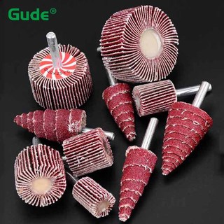 2 Chiếc 15mm-80mm Giấy Nhám Louver Đầu Mài Cho Dremel Phụ Kiện Mài Mòn Chết Máy Mài Flapper Sander Khoan Dụng Cụ Xoay