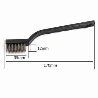3 Chiếc Bàn Chải Đánh Răng Công Nghiệp Mini Đồng Dây Thép Không Gỉ Bàn Chải Dây Bụi Bẩn Cứng Làm Sạch Bàn Chải Đánh Răng Bạc / Vàng / nylon Bàn Chải Đánh Răng
