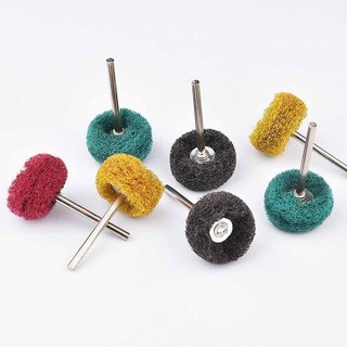 10 Chiếc Mini Khoan Bàn Chải Mài Mòn Sợi Nylon Đánh Bóng Bánh Xe Với 2.35 Mm / 3 Mm Shank Cho Dremel Dụng Cụ Xoay Phụ Kiện