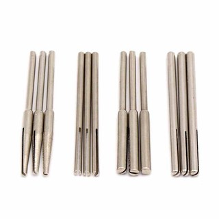 2 / 5 / 10 / 20 Cái Bộ kẹp giấy nhám xẻ tà 2,35 / 3mm Chân côn & mài mòn thẳng Kẹp giữ cho dụng cụ quay Máy mài điện