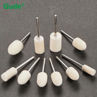 12 Cái 2,35 / 3mm Chân Len Cảm Thấy Gắn Đánh Bóng Đầu Bánh Xe Đường Kính 3mm -12mm Đầu Mài Cho Máy Khoan Dremel Dụng Cụ Xoay