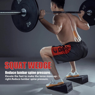 HILABEE Set 3 Tấm Nêm Hỗ Trợ Tập Squat Cho Nam Và Nữ