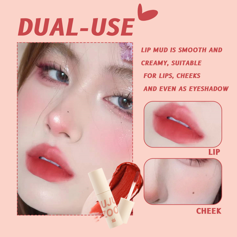 Son Kem Lì, Son Lì Chống Thấm Nước Lâu Trôi Velvet Matte Lip Mud Lip And Cheek - D689
