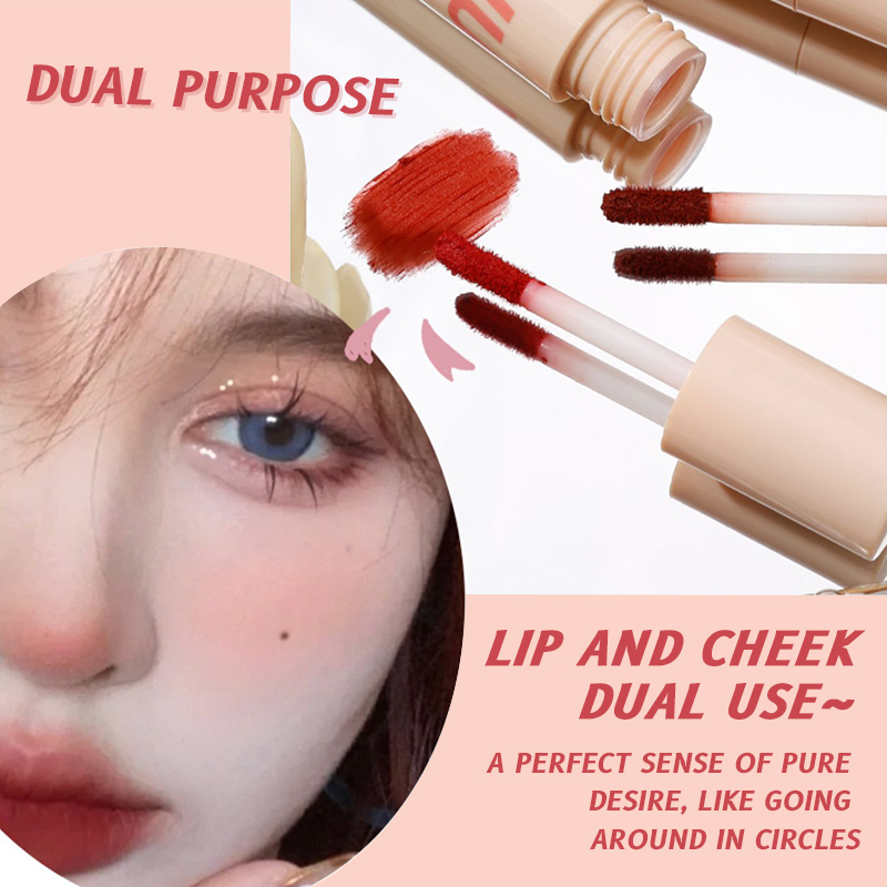 Son Kem Lì, Son Lì Chống Thấm Nước Lâu Trôi Velvet Matte Lip Mud Lip And Cheek - D689