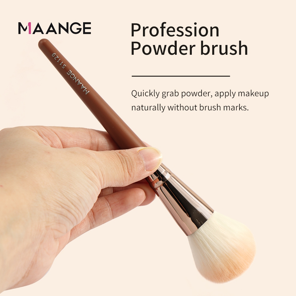 Ảnh Bộ cọ trang điểm 9 cây MAANGE chuyên nghiệp cọ má hồng, phấn mắt, cọ che khuyết điểm chuyên nghiệp 51129 4