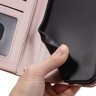 Thích hợp cho Samsung Galaxy S10 Note 8 9 10 + Plus Pro 20 Ultra Bao Da Flip Holder Khe Cắm Thẻ Đứng Vỏ Ví