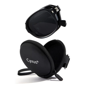 Cyxus Kính Mát Gấp Gọn Phân Cực UV400 Gọng Oval TR90 Cho Nam Nữ Chống Lóa Đi Biển Lái Xe Tiện Lợi P1129