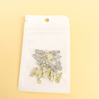 Set 10 Phụ Kiện Trang Sức Hình Bướm Đính Đá Tinh Tế Tự Làm Cho Nữ
