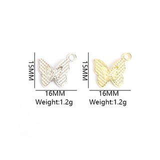 Set 10 Phụ Kiện Trang Sức Hình Bướm Đính Đá Tinh Tế Tự Làm Cho Nữ