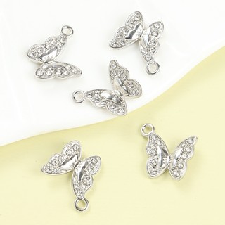 Set 10 Phụ Kiện Trang Sức Hình Bướm Đính Đá Tinh Tế Tự Làm Cho Nữ