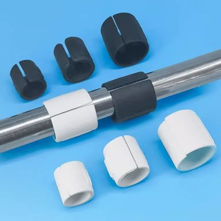 16 Chiếc Ghế Chân Miếng Lót Chống Trơn Trượt Hình Chữ U Kẹp 4mm ~ 32mm Bàn Bảo Vệ Sàn Ống Tròn Đồ Nội Thất Chân Mũ Đen Trắng
