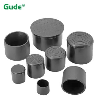 6mm-80mm Tròn Ống Thép Cuối Mũ Đen PVC Chống Trượt Miếng Lót Bàn Ghế Chân Tầng Bảo Vệ Nội Thất Chân Bao