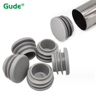 Nắp nhựa tròn màu xám bịt ống/ghế chân 16-76mm, bộ 2/5/10/20/30 cái