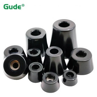 4 / 10 / 20 Chiếc Chống Trượt Đồ Nội Thất Chân Đen Loa Tủ Giường Bàn Hộp Hình nón Tấm Sốc Tấm Bảo Vệ Sàn Bộ Phận Nội Thất