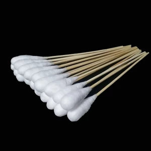 20 Chiếc tăm bông y tế làm sạch thân gỗ đầu nụ tròn