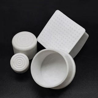 Chống Trơn Trượt Cao Su Mềm Chân Đầu Mũ Đồ Nội Thất Chân Chống Trơn Trượt Bao Ngói Bảo Vệ Sàn Trắng Tròn / Vuông Chân Ghế