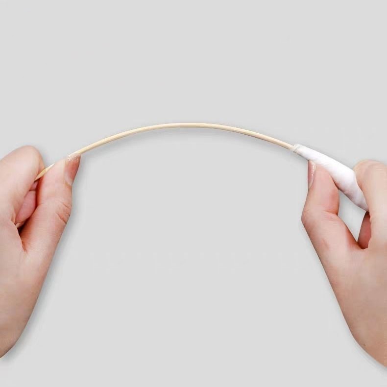 [Hàng mới về] 20 Chiếc tăm bông y tế làm sạch thân gỗ đầu nụ tròn