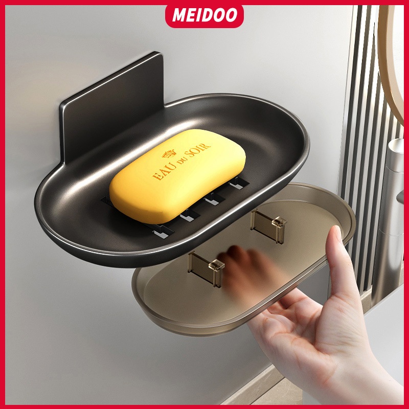 Ảnh MEIDOO Khay Nhôm Đựng Xà Phòng Có Thể Tháo Rời Tiện Dụng Cho Nhà Tắm 1