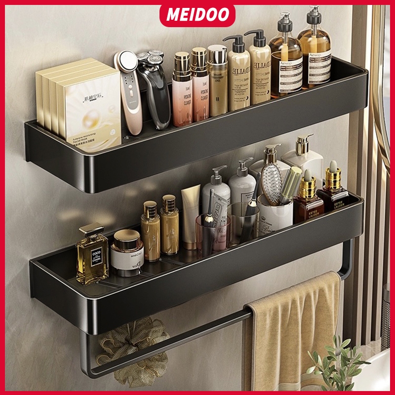 Ảnh MEIDOO Nhà vệ sinh phòng tắm kệ miễn phí đục lỗ bàn vệ sinh treo tường 1
