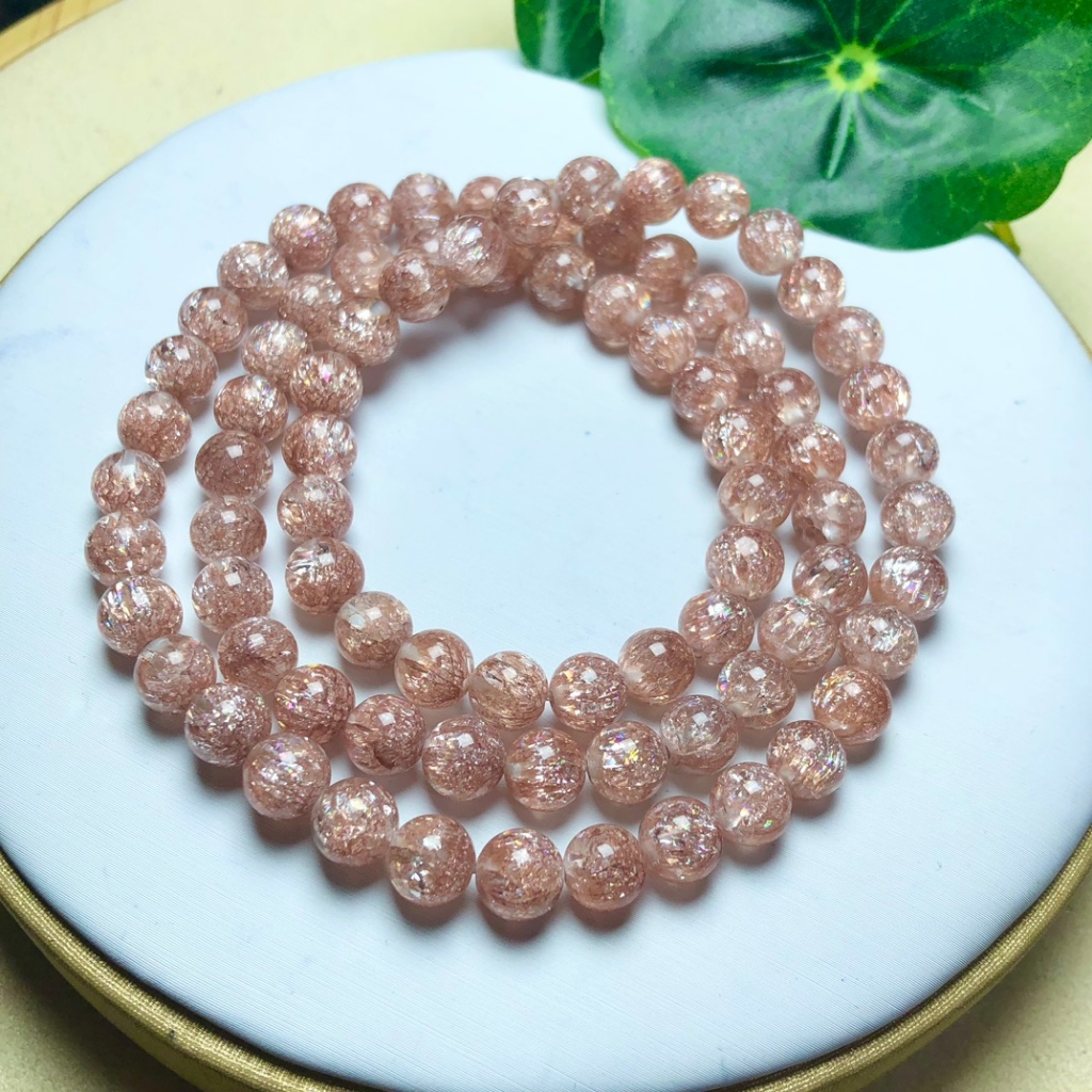 Hàng Mới Về Vòng Đeo Tay May Mắn Bằng Đồng Tự Nhiên Đính Đá Pha Lê Siêu Bảy Dành Cho Nữ