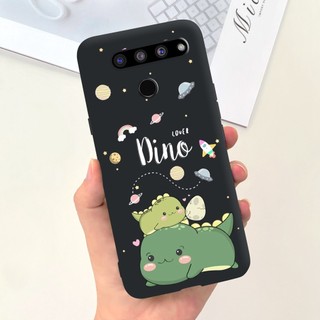 Ốp Điện Thoại Silicon TPU Mềm Đen Hình Bướm Phi Hành Gia Cho LG V50 ThinQ 5G LGV50 ThinQ 5G LM-V500EM