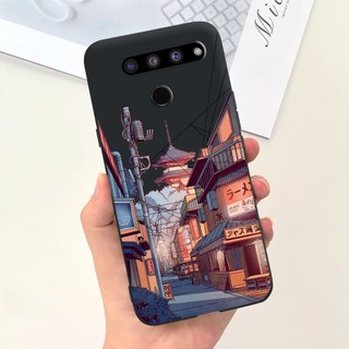 Ốp Điện Thoại Silicon TPU Mềm Đen Hình Bướm Phi Hành Gia Cho LG V50 ThinQ 5G LGV50 ThinQ 5G LM-V500EM