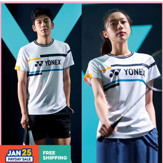Áo Thun Bóng Đá Tay Ngắn Yonex Mùa Hè 2023 Khô Nhanh Thoáng Khí Cho Nam Và Nữ