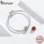 Bamoer Bạc 925 Quyến Rũ Trung Quốc Hạt Năm Mới Quà Tặng Cho Vòng Tay DIY Vòng Cổ