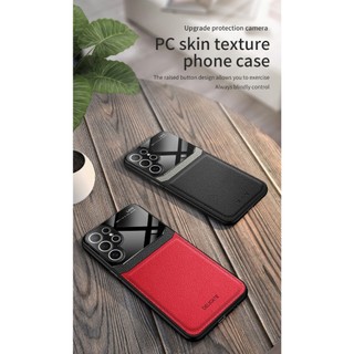Ốp điện thoại bằng da trơn sang trọng dành cho Samsung Galaxy S25 Ultra S24 Ultra S24Plus S24 + S24Ultra S 24 Vỏ chống vân tay Vỏ kính Bảo vệ Camera Ốp điện thoại mềm chống sốc