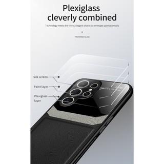 Ốp điện thoại bằng da trơn sang trọng dành cho Samsung Galaxy S25 Ultra S24 Ultra S24Plus S24 + S24Ultra S 24 Vỏ chống vân tay Vỏ kính Bảo vệ Camera Ốp điện thoại mềm chống sốc