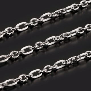 Xích chéo bằng thép không gỉ 3: 1 Flash Chain cho phụ kiện trang sức DIY
