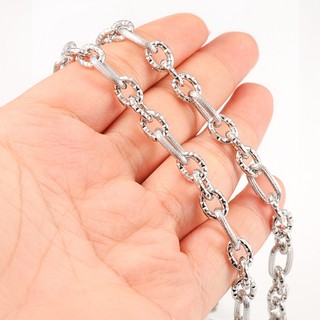 Xích chéo bằng thép không gỉ 3: 1 Flash Chain cho phụ kiện trang sức DIY