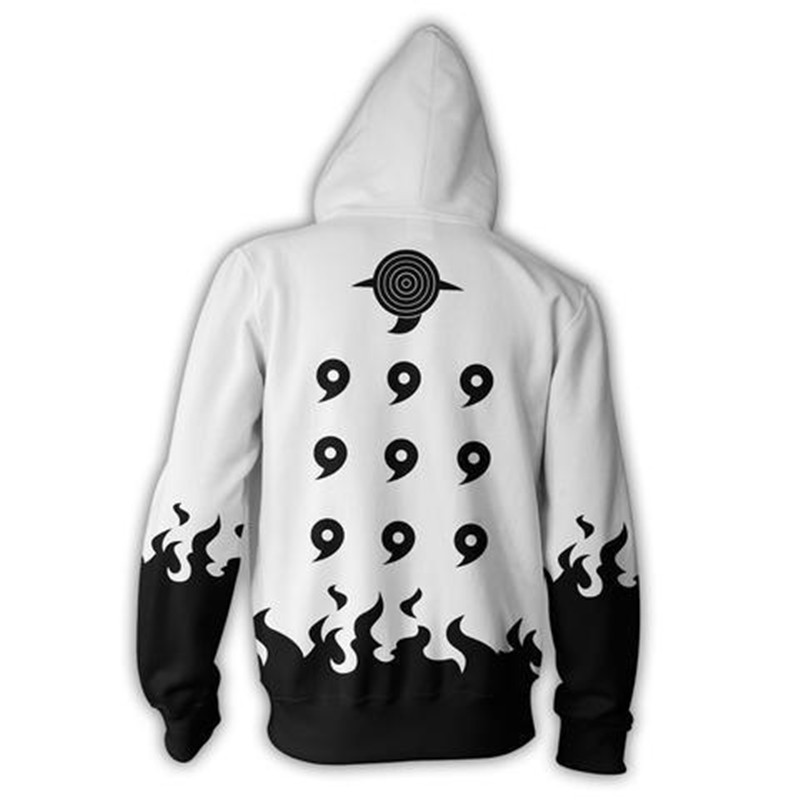Áo Khoác Hoodie In Hình Naruto 3D