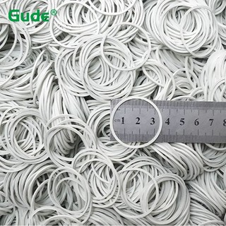 Chất Lượng Cao 200 Chiếc 15mm-50mm Màu Trắng Dây Cao Su Đàn Hồi Mạnh Văn Phòng Phẩm Trường Văn Phòng Nhà Cung Cấp Cao Su Dây Buộc