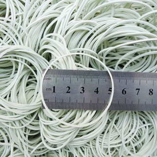 Chất Lượng Cao 200 Chiếc 15mm-50mm Màu Trắng Dây Cao Su Đàn Hồi Mạnh Văn Phòng Phẩm Trường Văn Phòng Nhà Cung Cấp Cao Su Dây Buộc