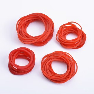 200 Chiếc Đường Kính 19mm-60mm Màu Đỏ Cao Su Đàn Hồi Cao Dây Cung Cấp Co Giãn Nhẫn O