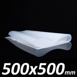 500x500mm-500x1000mm Tấm Cao Su Silicon Trong Suốt Chịu Nhiệt Độ Cao Cấp Thực Phẩm Silica Gel Tấm Độ Dày 0.5-5mm