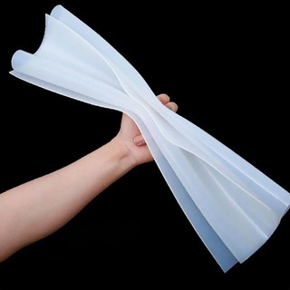 500x500mm-500x1000mm Tấm Cao Su Silicon Trong Suốt Chịu Nhiệt Độ Cao Cấp Thực Phẩm Silica Gel Tấm Độ Dày 0.5-5mm