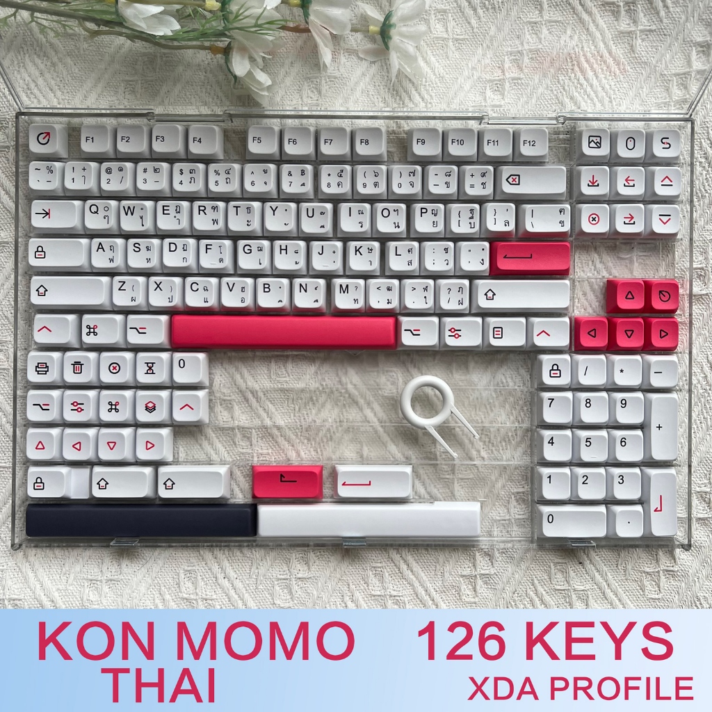 KON MOMO keycaps XDA  profile Dye-Sublimation PBT keycap 126keys Thai/Japanese style | BigBuy360 - bigbuy360.vn