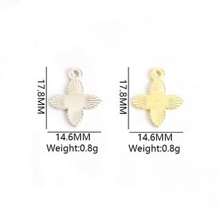 15 Chiếc Đầy Màu Sắc Bốn Lá Hoa Men Quyến Rũ Cho Handmade Trang Sức Quà Tặng Cho Người Yêu Bạn Bè DIY Hợp Thời Trang Vòng Cổ Vòng Tay Bông Tai May Mắn Bốn Lá Cỏ Ba Lá Nhỏ Giọt Dầu Hợp Kim Mặt Dây Chuyền