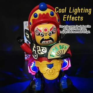 Đồ chơi điện trẻ em, Búp bê thay đổi khuôn mặt Tứ Xuyên Opera, robot ca hát và nhảy múa, quà tặng Tết Nguyên Đán, quà tặng sinh nhật