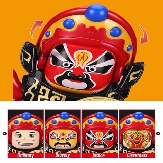 Đồ chơi điện trẻ em, Búp bê thay đổi khuôn mặt Tứ Xuyên Opera, robot ca hát và nhảy múa, quà tặng Tết Nguyên Đán, quà tặng sinh nhật